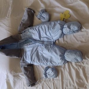TOUS Baby Winter Onesie with gloves (rare) 12 Months